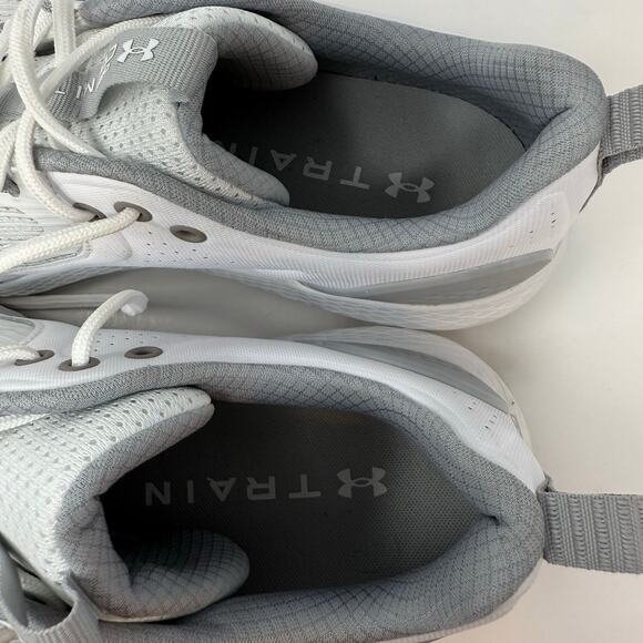 Under Armor Cross Trainers Men's 13 Charged Commit Tr 3 Cross Trainer White EUC - Picture 9 of 10